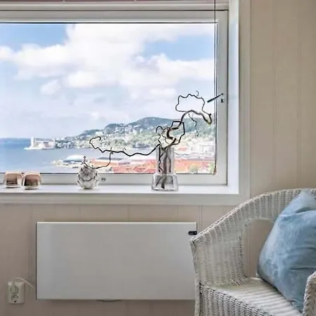 Lägenhet Dinbnb L Sea View I Balcony I Fireplace I Near Bryggen *
